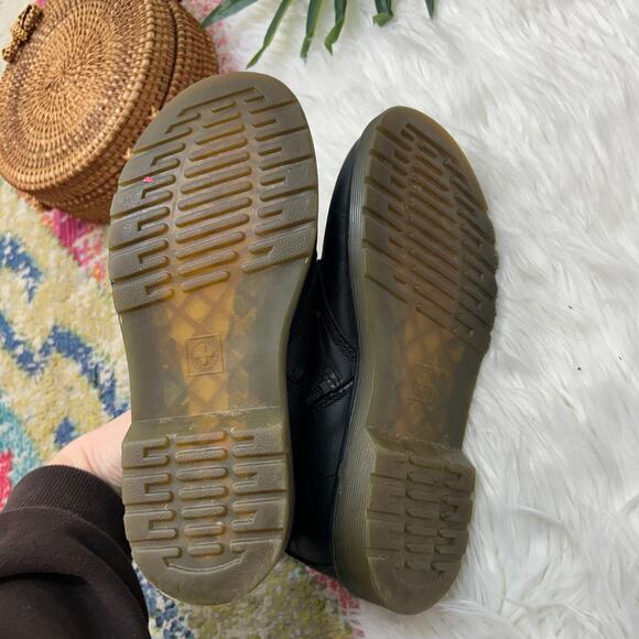 Dr. Martens 1460 Multi Stitch J Combat Boot Womens 5 Black Leather - Picture 7 of 8